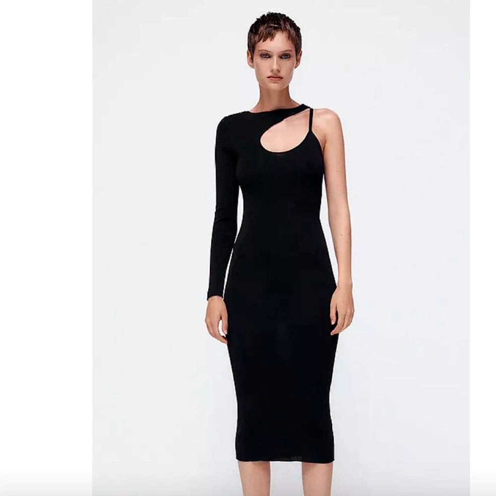 Zara Cut Out Knit Dress